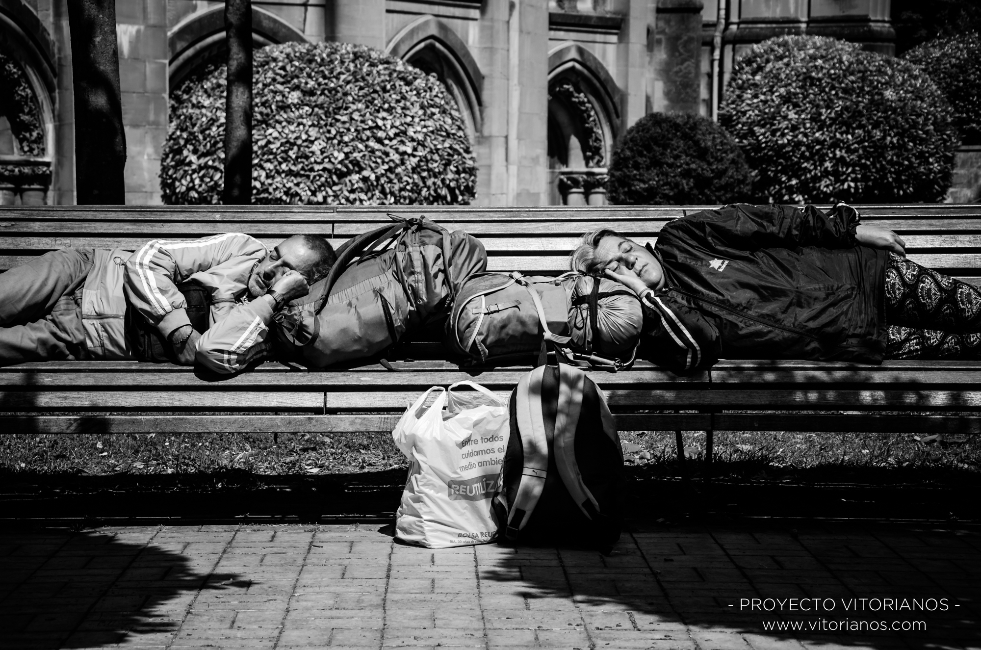 Vitorianos durmiendo - Foto: José Luis Zúñiga