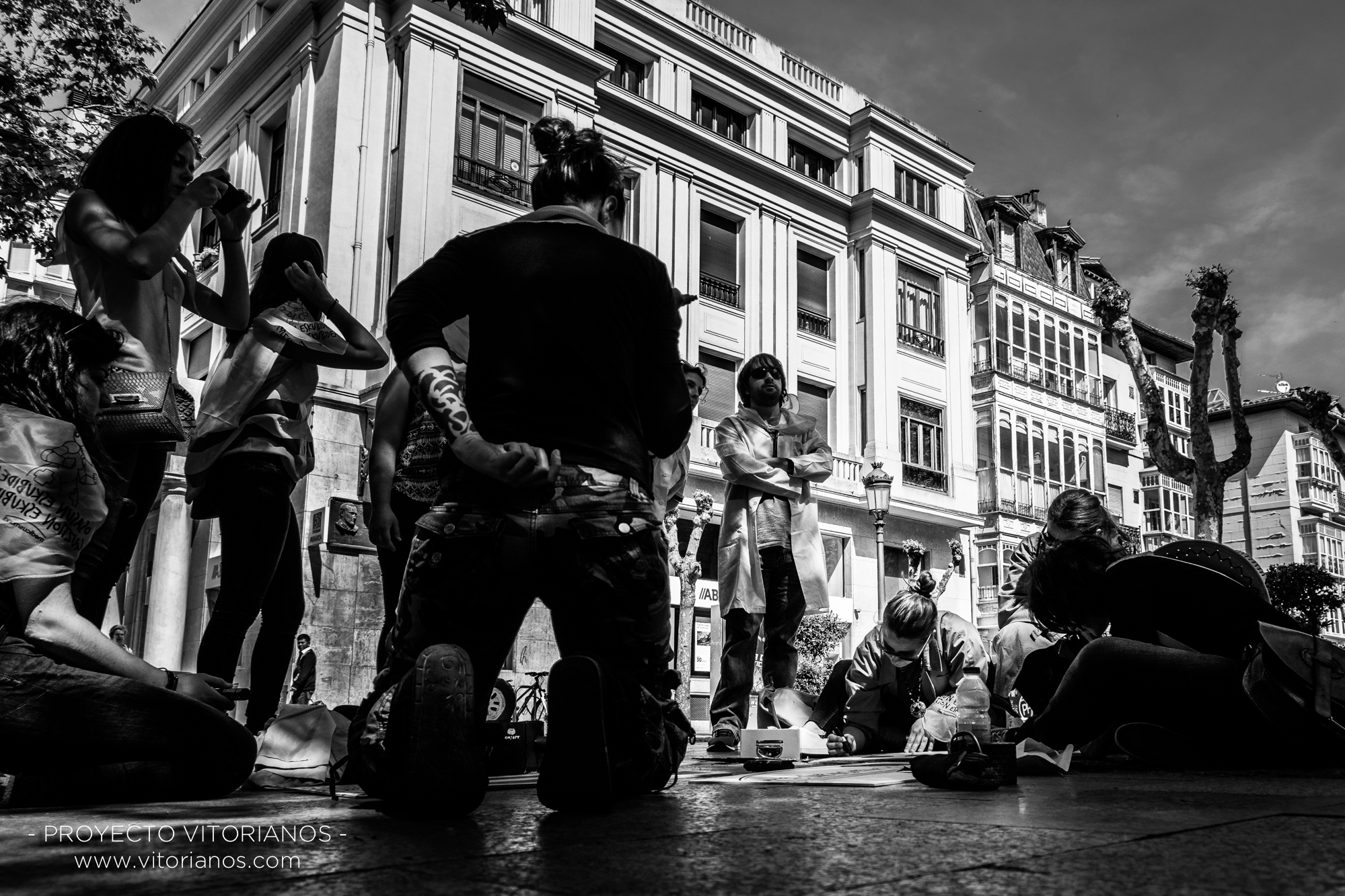 Vitorianos en la calle Postas - Foto: Virginia Cubillo