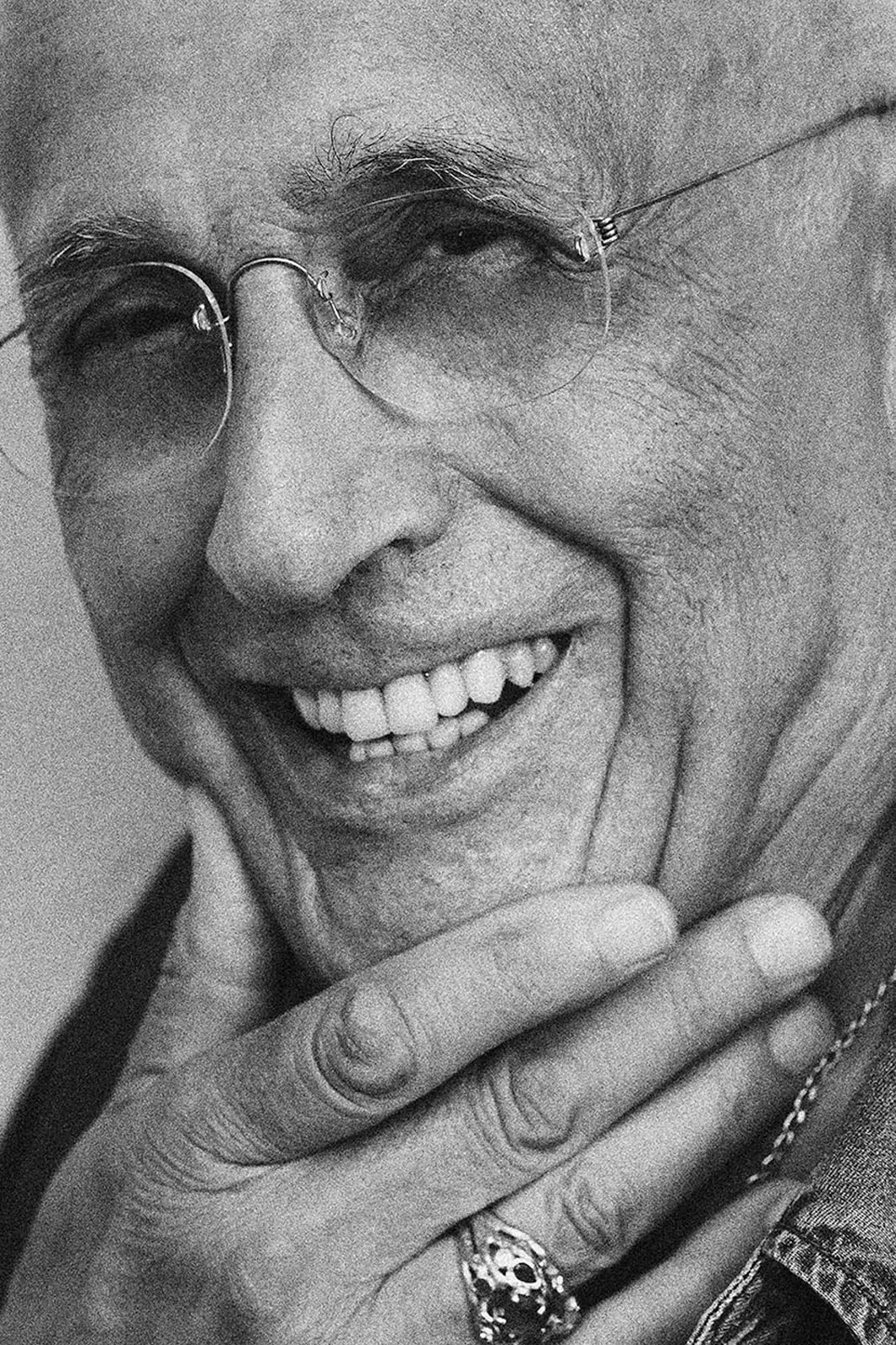 Ritratto di Franco Fontana. Foto Giovanni Gastel
